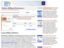 Tablet Screenshot of billingdictionary.com